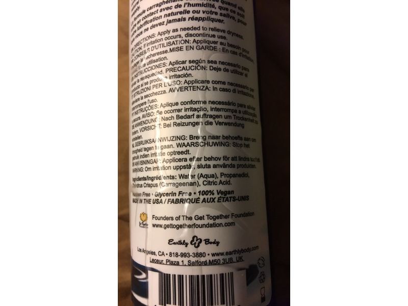 water slide lubricant ingredients Astroglide Warming Liquid Personal Lubricant - 35 Ml main image 1