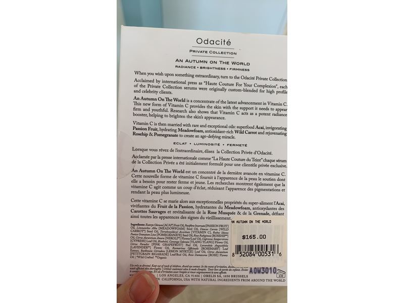 Odacite An Autumn On The World Face Serum Concentrate, 0.5 fl oz