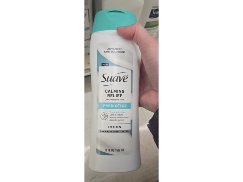 Suave Claming Relief Lotion, 18 fl oz/532 mL, Pack Of 6