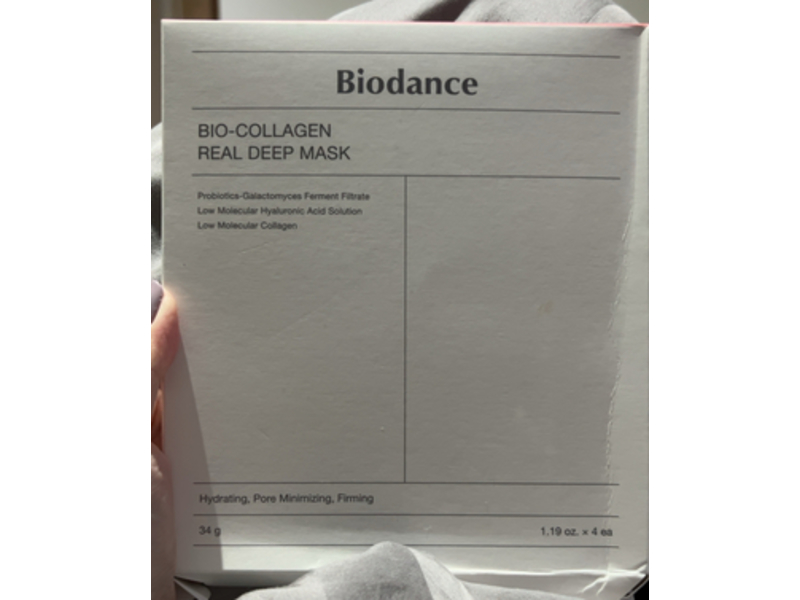Biodance Bio Collagen Real Deep Mask, 1.19 oz/34 g, Pack Of 4
