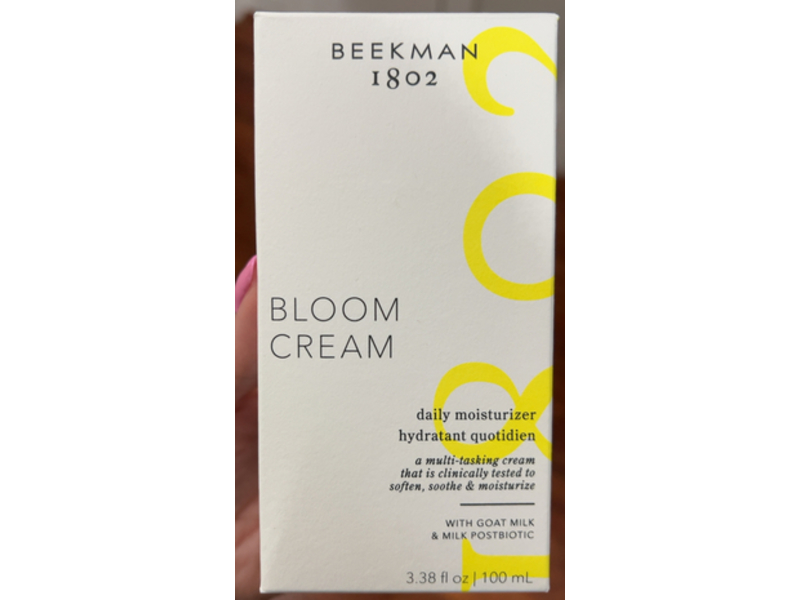 Beekman 1802 Bloom Cream Daily Face Moisturizer, 3.38 fl oz/100 mL