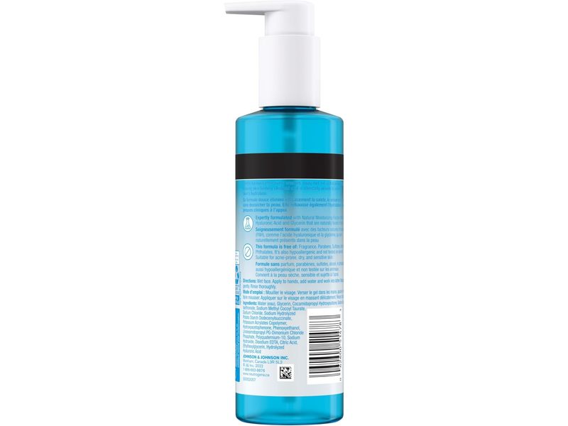 Neutrogena Hydro Boost Hydrating Cleansing Gel, Hyaluronic Acid, 230 mL