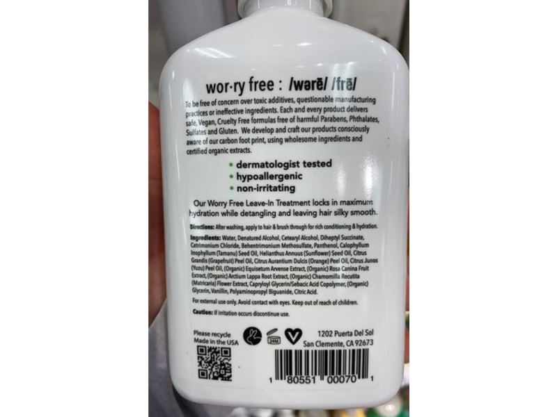 Original Sprout Worry Free Leave-In Treatment, 10 fl oz