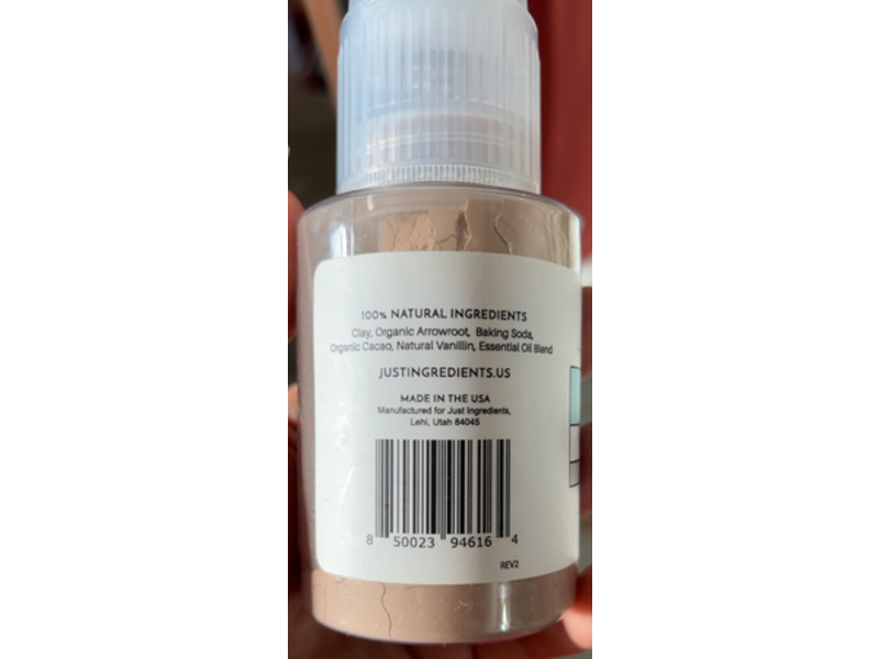 Just Ingerdients Dry Shampoo, Vanilla Mint, 2 oz/85 g