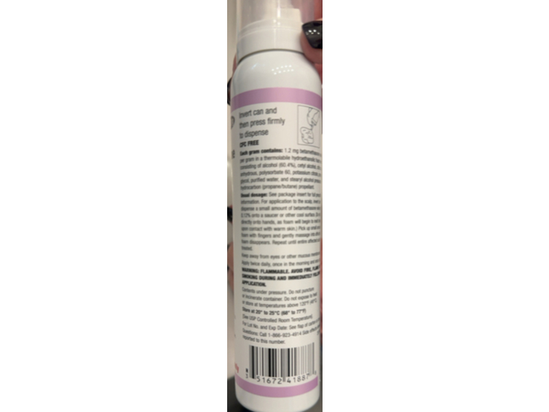 Betamethasone Valerate Foam, 0.12%, 50 g, Taro (Rx)