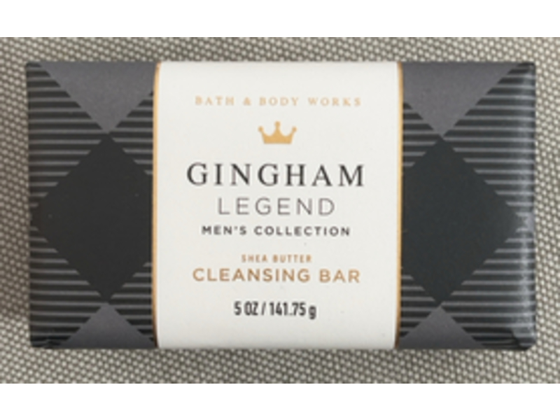 Bath & Body Works Shea Butter Cleansing Bar, Gingham Legend, 5 oz/141.75 g