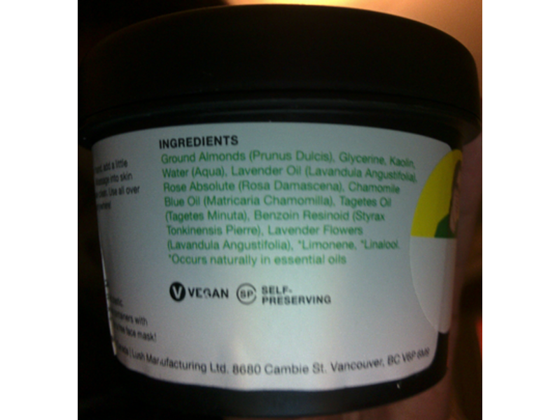 Lush Angels On Bare Skin Face And Body Cleanser, 3.5 oz/100 g