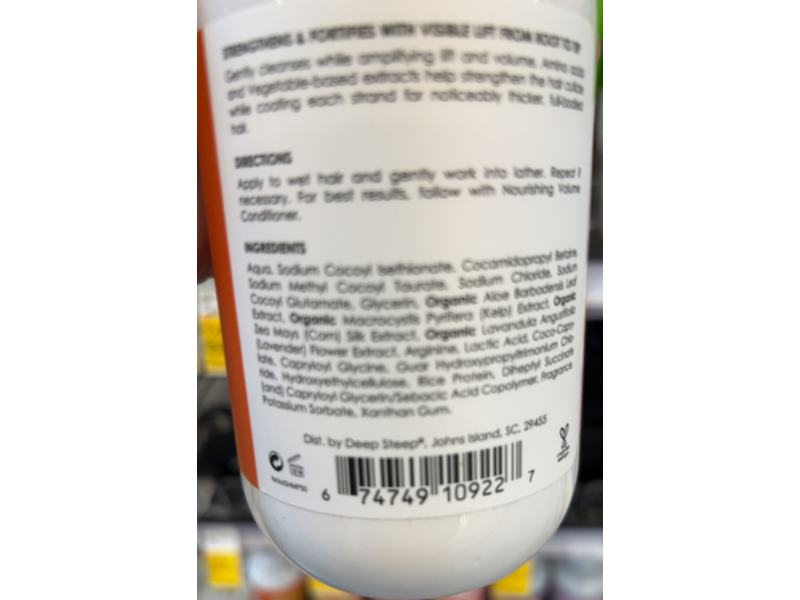 Deep SteepVolume Nourishing Volume Shampoo, 17 fl oz/503 mL