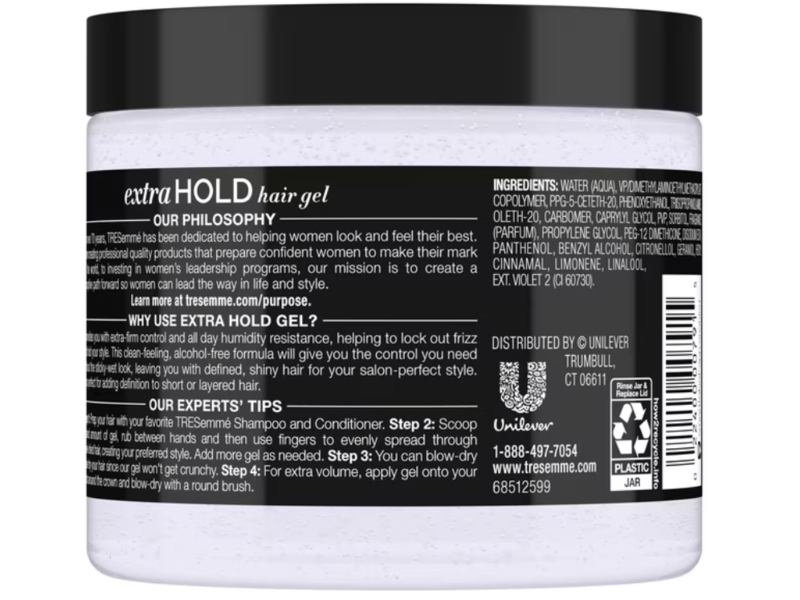 Tresemme Hair Gel, Extra Hold, 15 oz/425 g