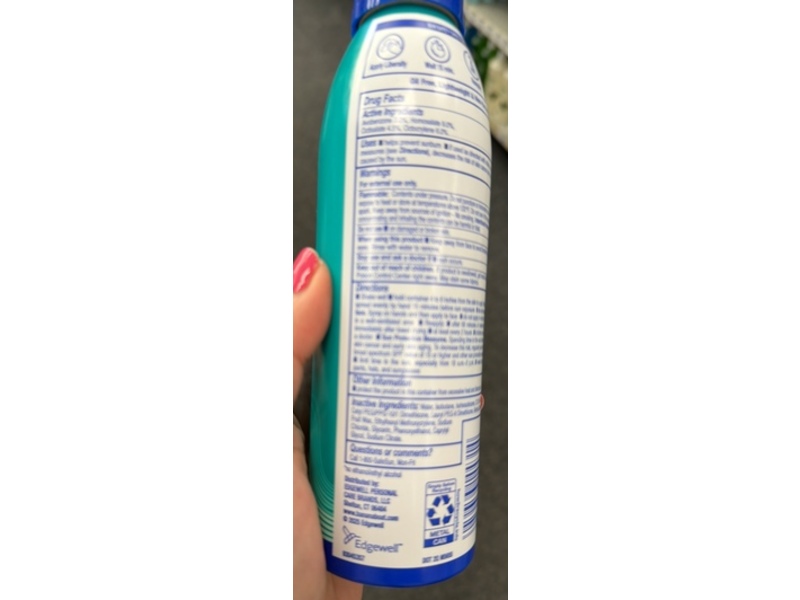 Banana Boat Sheer Sensitive Sunscreen Lotion Spray, SPF 50, 6 oz/170 g