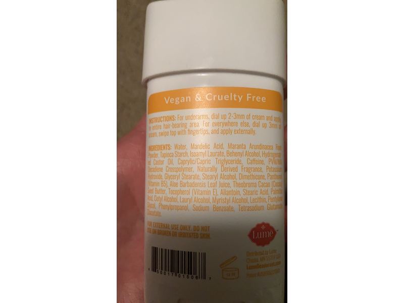 Lume Whole Body Deodorant, Coconut Crush, 2.2 oz