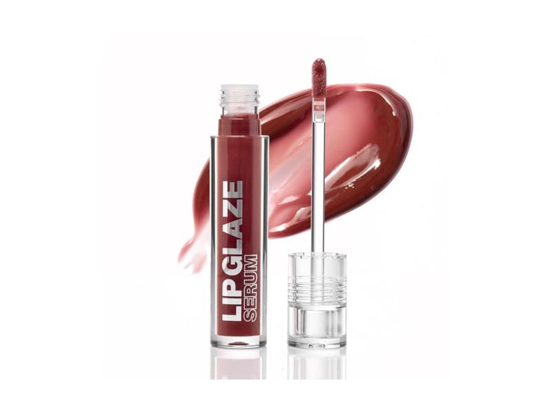 Palladio Lip Glaze Serum, Red Merlot, 0.10 oz/3.1 g