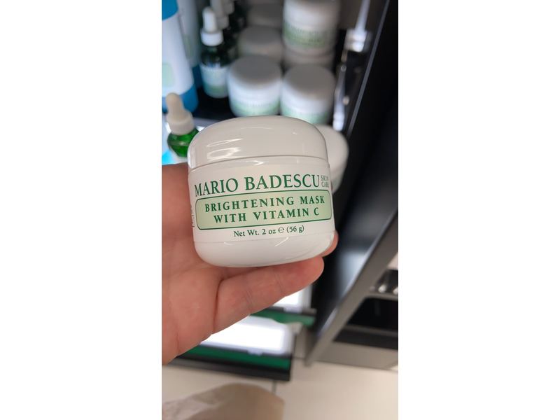 Mario Badescu Brightening Mask With Vitamin C, White, 2 Oz