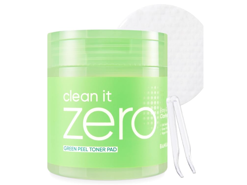 Banila Co Clean it Zero Green Toner Pads, 70 Count