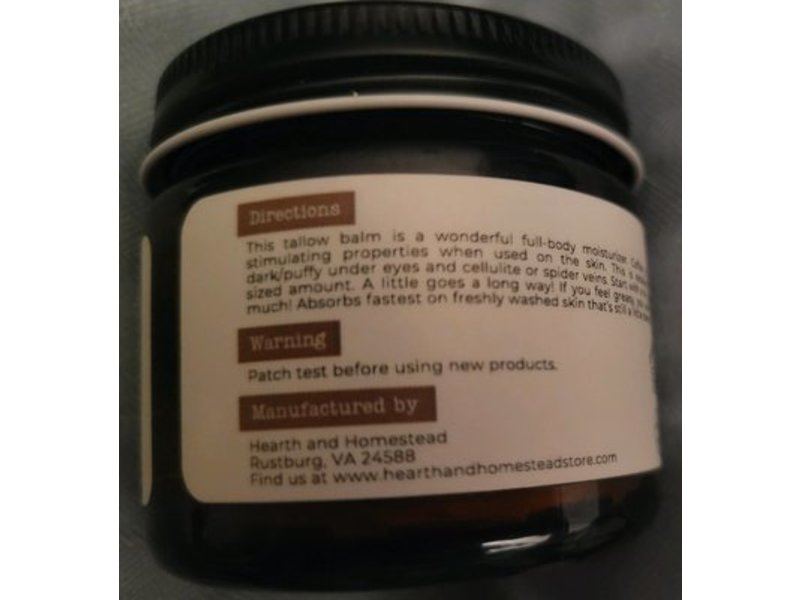 Hearth & Homestead Whipped Tallow Balm, Coffee Vanilla, 1.3 oz/37 g