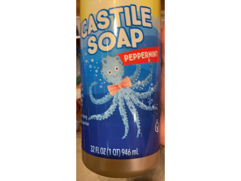 Natural Grocers Castile Soap, Peppermint, 32 fl oz/946 mL