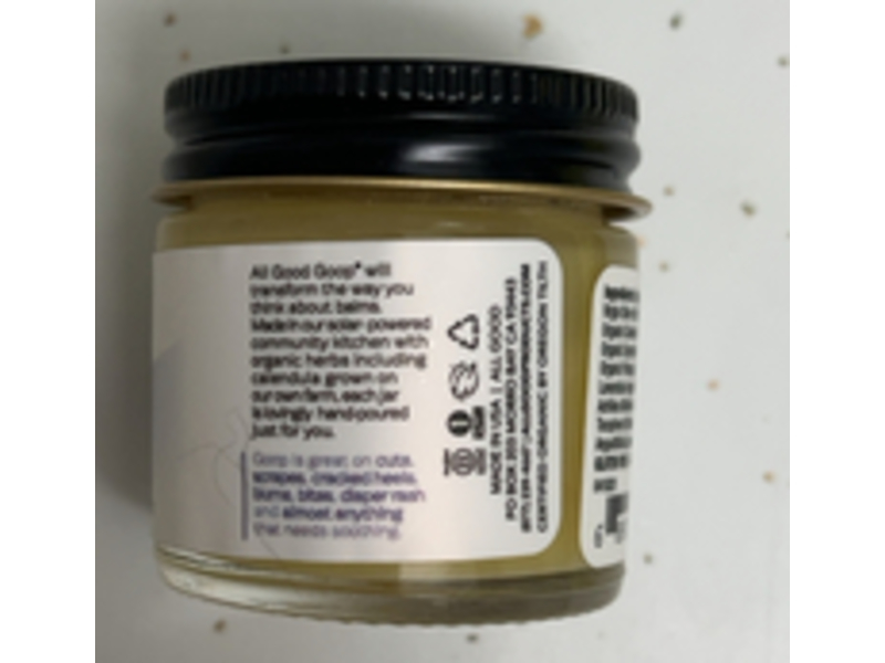All Good Goop Handcrafted Balm, Olive Oil, 1 oz