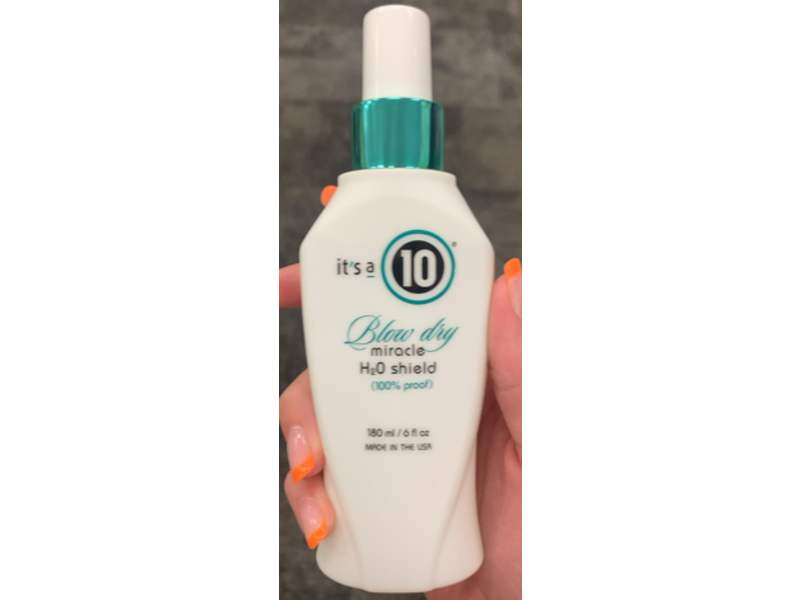 It's A 10 Blow Dry Miracle H₂O Shield, 6 fl oz/180 mL