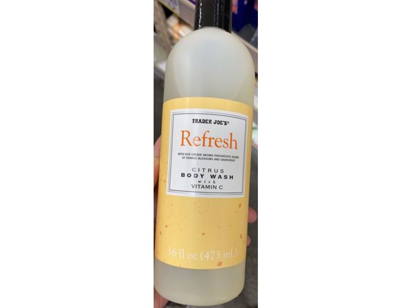 Trader Joe's Refresh Citrus Body Wash With Vitamin C, 16 fl oz/473 mL