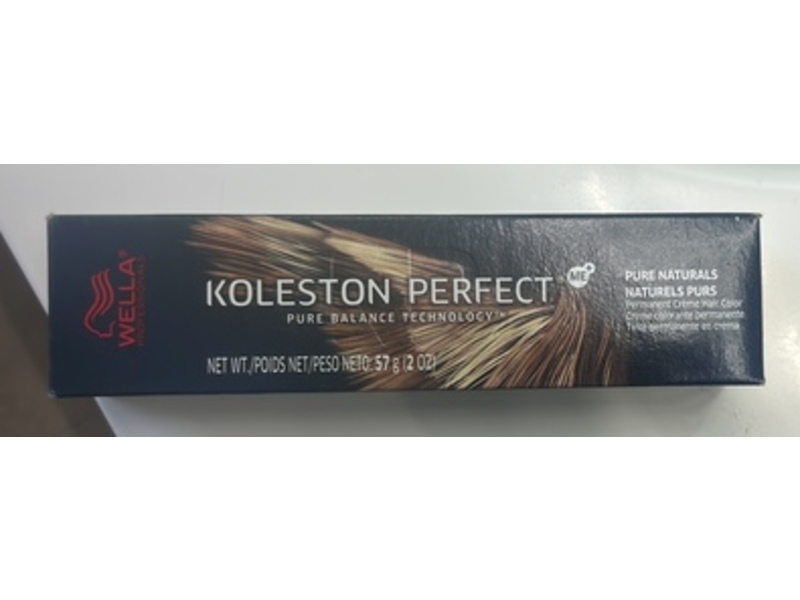 Wella Koleston Perfect Me+ Permanent Creme Hair Color, 7/07 Medium Blonde/Natural Brown, 2 oz/57 g