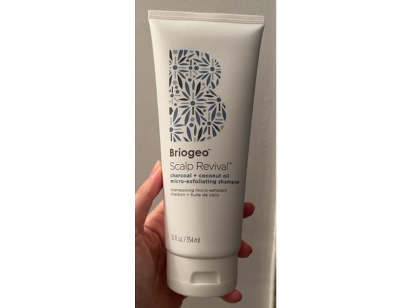 Briogeo Scalp Revival Micro Exfoliating Shampoo, Charcoal + Coconut Oil, 12 fl oz/354 mL