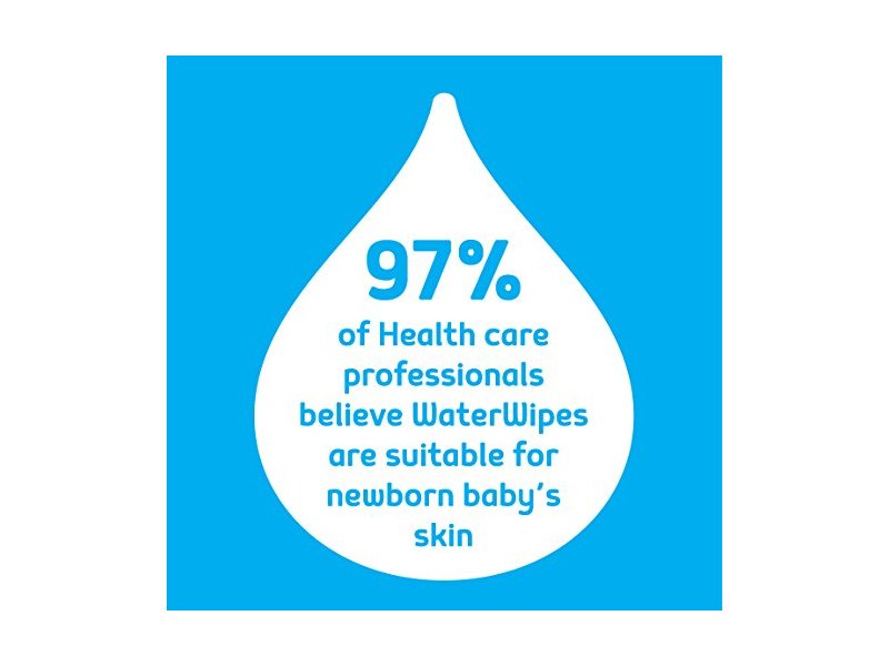 WaterWipes Baby Wipes, 60 Count (9 Packs - 540 Wipes)
