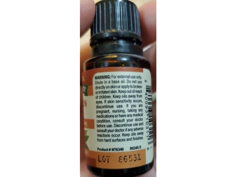 Nature's Truth Aromatherapy Cinnamon Essential Oil, 0.51 fl oz/15 mL