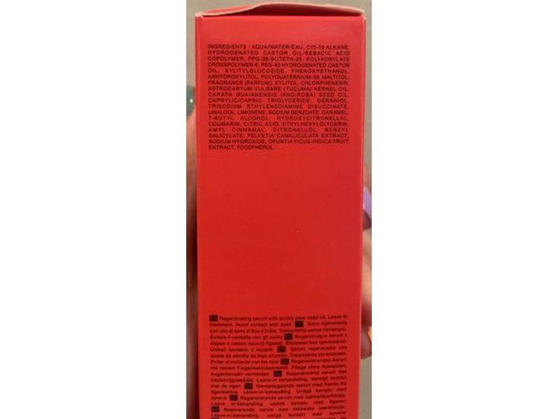 Christophe Robin Regenerating Serum, Prickly Pear Oil, 1.6 fl oz/50 mL