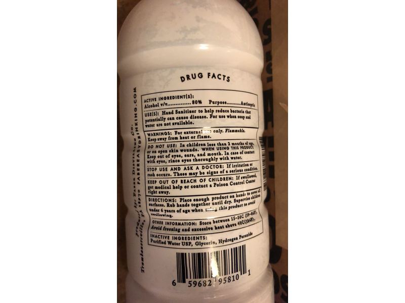 Faber Hand Sanitizer, 16.9 fl oz/499 mL