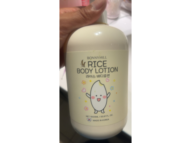 Bonnyhill Body Lotion, Rice, 33.81 fl oz/1000 mL