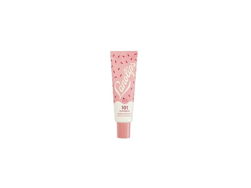 Lanolips 101 Ointment Multi-Balm, Raspberry Shortcake, 0.35 oz/10 g