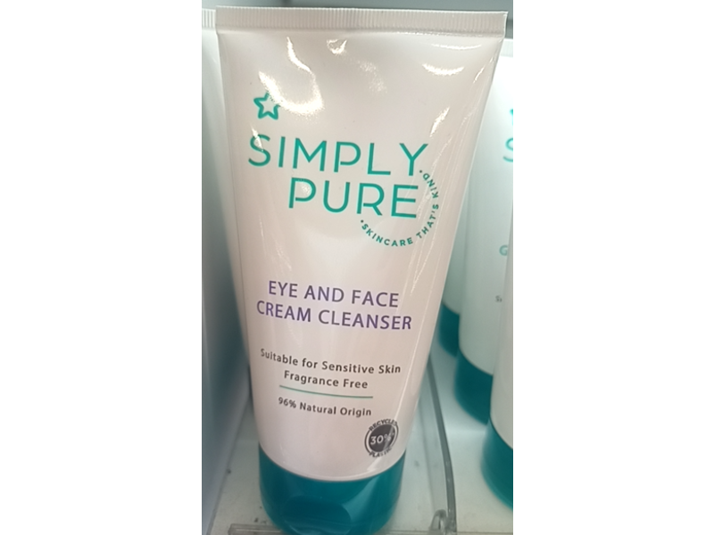 Simply Pure Eye And Face Cream Cleanser