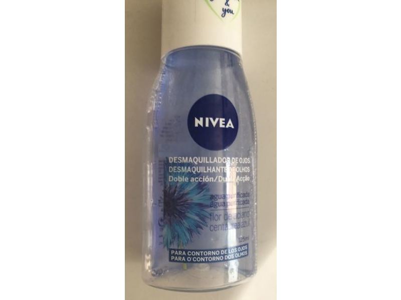 Nivea Daily Essentials Double Effect Eye Make Up Remover, 125 mL