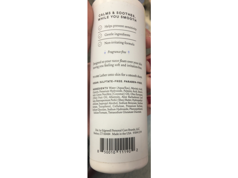 Billie Ultra Gentle Whipped Shave Cream, Allantoin + Unscented, 6.5 fl oz