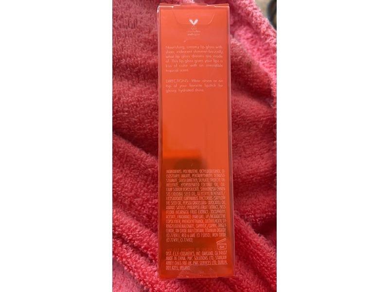 E.l.f. Retro Paradise Dream On Lip Gloss, Tropical Fruit Punch, 0.08 fl oz/2.5 mL