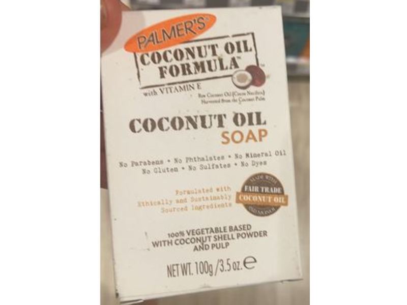 Palmer's Coconut Oil Formula Soap, Paraben Free, 3.5 oz/100 g