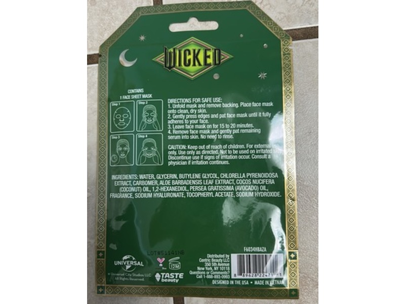 Wicked Face Mask, Watermelon Scented, 0.67 fl oz/20 mL