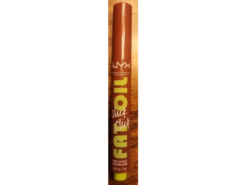 Nyx Professional Makeup Slick Click Shinny Lip Balm, No Filter Needed, 0.07 oz/2 g