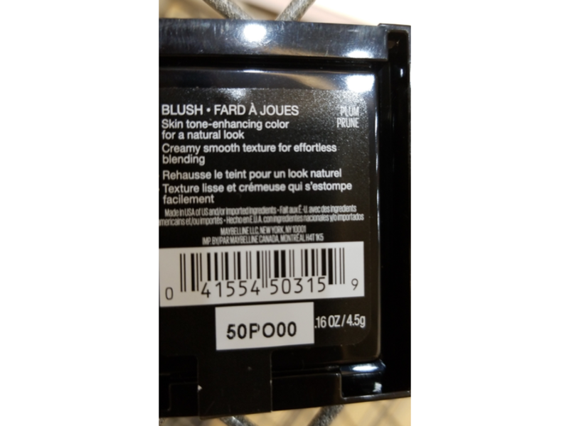 Maybelline Fit Me Blush, 45 Plum, 0.16 oz/4.5 g