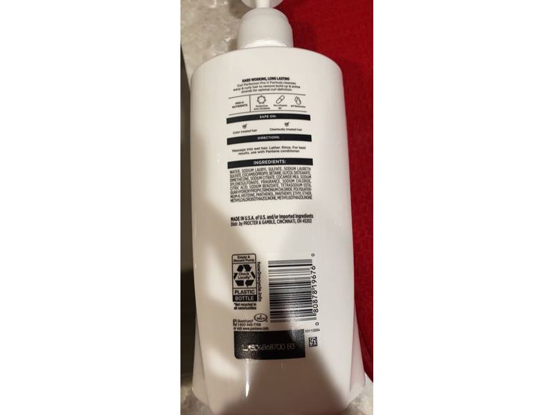Pantene Pro-V Curl Perfection Shampoo, 27.7 fl oz/820 mL