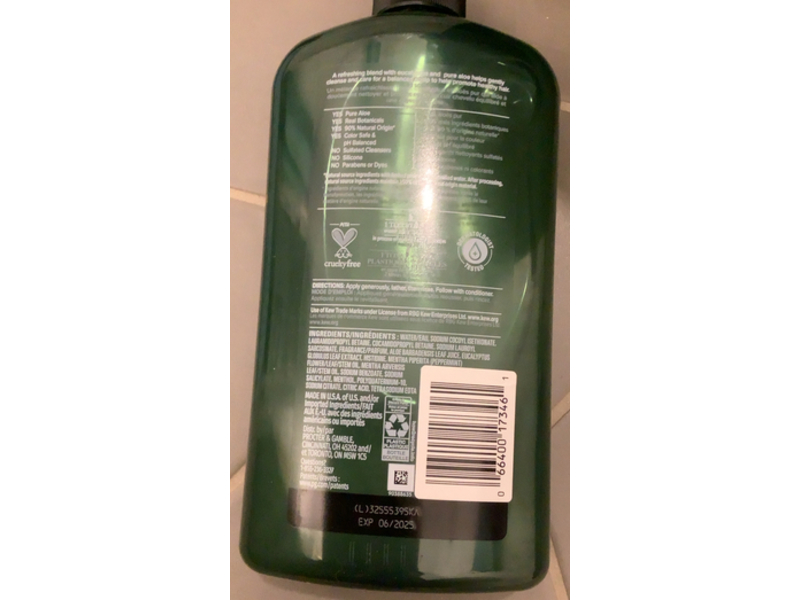 Herbal Essences Scalp Balance Shampooing, Eucalyptus + Potent Aloe, 29.2 fl oz/865 mL