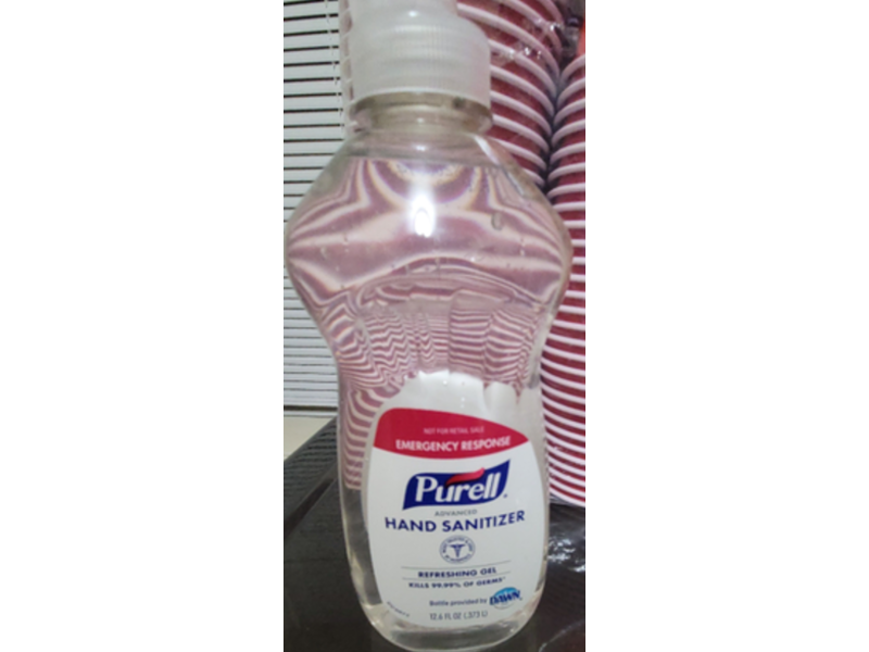 Purell Advanced Hand Sanitizer, Refreshing Gel, 12.6 fl oz/0.373 L