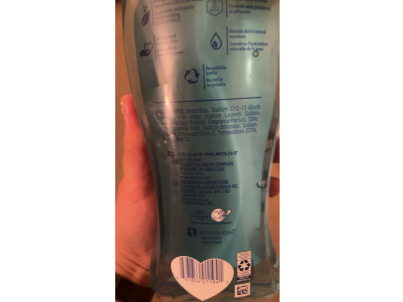 Softsoap Body Hawaiian Luau Moisturizing Body Wash, Jasmine & Vanilla, 20 fl oz/591 mL