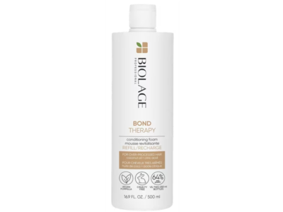 Biolage Professional Bond Therapy Conditioning Foam Refill, Coconut Oil + Citric Acid, 16.9 fl oz/500 mL