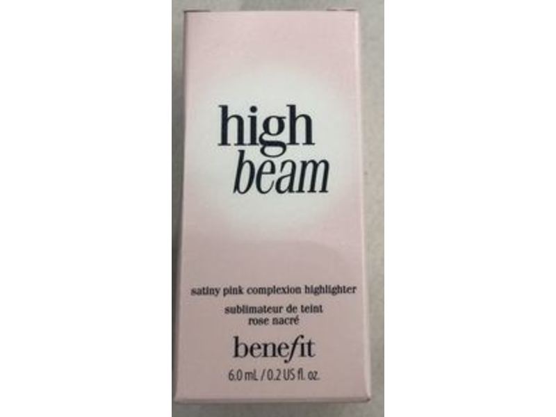 Benefit Cosmetics High Beam Satiny Pink Complexion Highlighter, 0.2 fl oz/6.0 mL