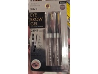 Beauty Concepts 3 In 1 Eye Brow Gel, Natural Brown, 0.27 fl oz/8 mL, Pack Of 2 - thumbnail 2