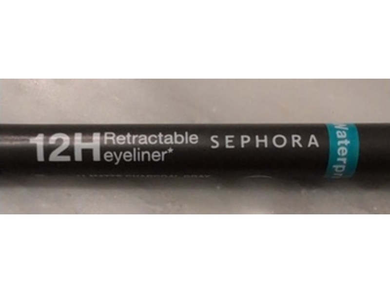 Sephora Waterproof Retractable Eyeliner, 11 Matte Charcoal Gray, 0.10 oz/0.3 g