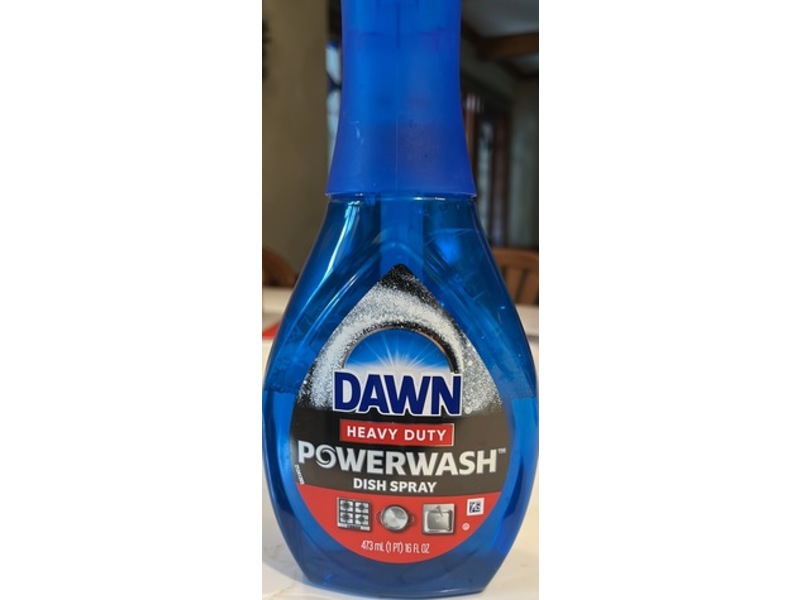 Dawn Powerwash Heavy Duty Liquid Dish Spray, Fresh Scent, 16 fl oz/473 mL