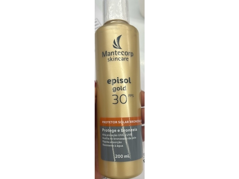 Mantecorp Skincare Episol Gold Tanning Sunscreen, 200 mL