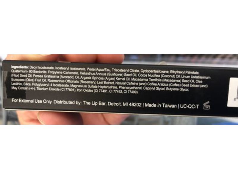 The Lip Bar Quick Conceal Caffeine Concealer, Honey 1.0, 0.35 oz/10 g